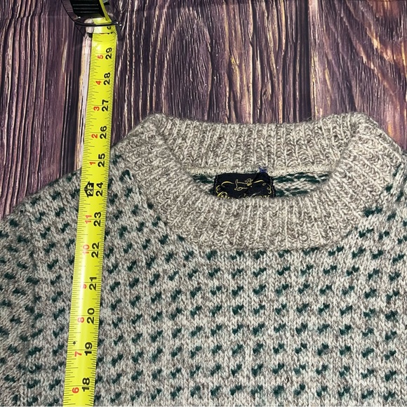 Vintage Wool Blend Sweater Speckled Academia Boho 1970s? Old Colony Women's S - Picture 8 of 8